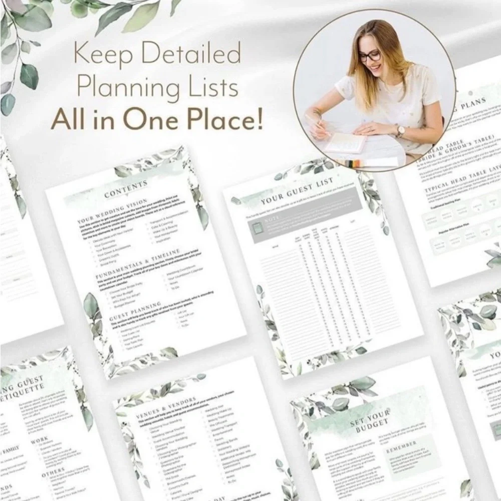 Wedding Planner Organizer | Engagement Diary Gift Book | Bride To Be Countdown